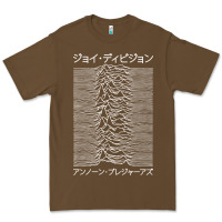 Cacao JOY DIVISION - UNKNOWN PLEASURES - JAPANESE Premium Tee - linhVisuals