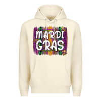 Sandshell mardi gras fleur de lis brush stroke Premium Hoodie - Artiststas