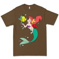 Cacao ariel mermaid Premium Tee - linhVisuals