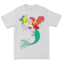 Dove Grey ariel mermaid Premium Tee - linhVisuals
