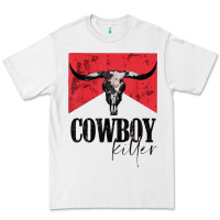 White cowboy killer tshirt Premium Tee - linhVisuals