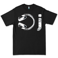 Black dj music tshirt Premium Tee - linhVisuals