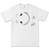 White dj music tshirt Premium Tee - linhVisuals