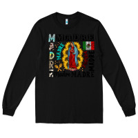 Black madre Long Sleeve Tee - CowhideDigitalArt