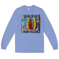 Colony Blue madre Long Sleeve Tee - CowhideDigitalArt