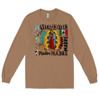 Toasted Coconut madre Long Sleeve Tee - CowhideDigitalArt