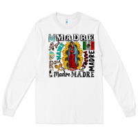 White madre Long Sleeve Tee - CowhideDigitalArt