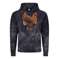 Cloud Black new hampshire red chicken Vintage Hoodie - LillyAllenDesigns