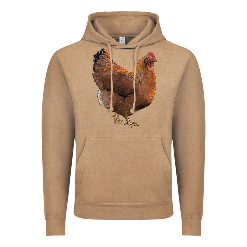 New Hampshire Red Chicken Vintage Hoodie by LillyAllenDesigns | Teevron
