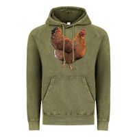 Vintage Olive new hampshire red chicken Vintage Hoodie - LillyAllenDesigns