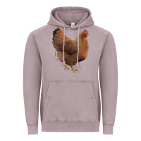 Vintage Zinc new hampshire red chicken Vintage Hoodie - LillyAllenDesigns