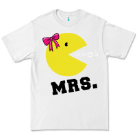 White Mrs Pacman Premium Tee - linhVisuals