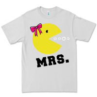 Dove Grey Mrs Pacman Premium Tee - linhVisuals