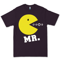 Plum Mr Pacman Premium Tee - linhVisuals
