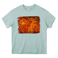 Arona orange hunter camouflage pattern brushstroke Heavy Core Tee - Jasminsmagicworld