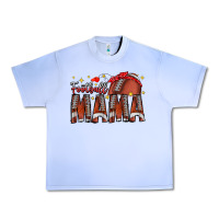 Grape Ice football mama Urban Heavy Tee - CowhideDigitalArt