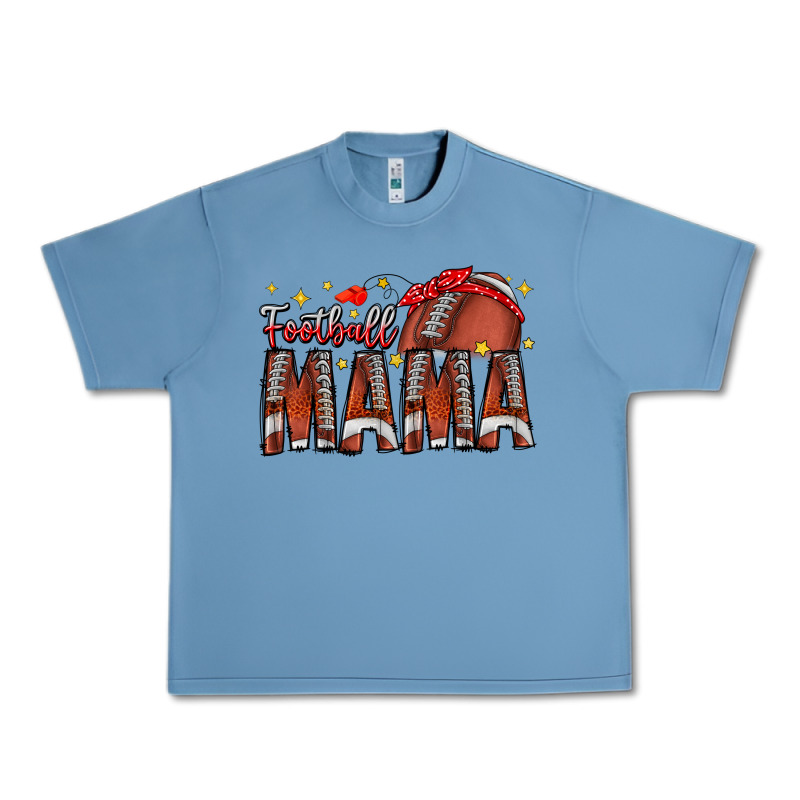 Football Mama Urban Heavy Tee by CowhideDigitalArt | Teevron