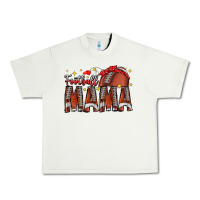 Pistachio football mama Urban Heavy Tee - CowhideDigitalArt