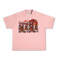 Salmon football mama Urban Heavy Tee - CowhideDigitalArt