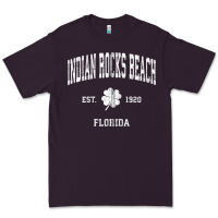 Plum indian rocks beach florida vintage shamrock sports zip hoodie Premium Tee - linhVisuals