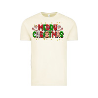 Festive Merry Christmas Greeting Vintage Tee | Teevron