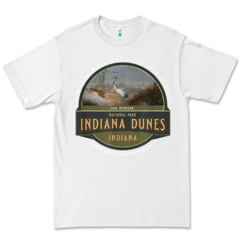 Indiana Dunes National Park Lake Michigan Beach Trails T Shirt Premium Tee by linhVisuals | Teevron