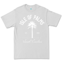 Dove Grey isle of palms sc palm tree isle of palms beach gift pullover hoodie Premium Tee - linhVisuals