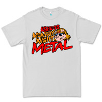 Dove Grey MONDAY NIGHT METAL Premium Tee - linhVisuals