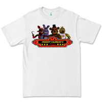 White FREDDY FAZBEAR'S Premium Tee - linhVisuals