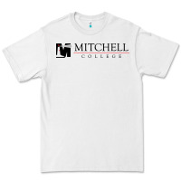 White Mitchell College Premium Tee - linhVisuals