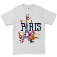 Dove Grey PARIS Premium Tee - linhVisuals