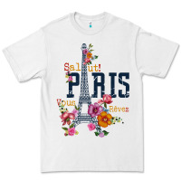 White PARIS Premium Tee - linhVisuals