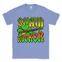 Colony Blue St. Patrick’s Day sham rocker with guitar Classic Tee - OliviaCreatesArt