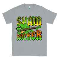 Heather Grey St. Patrick’s Day sham rocker with guitar Classic Tee - OliviaCreatesArt