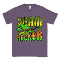 Lavender St. Patrick’s Day sham rocker with guitar Classic Tee - OliviaCreatesArt
