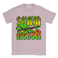 Lilac St. Patrick’s Day sham rocker with guitar Classic Tee - OliviaCreatesArt