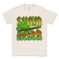 Natural St. Patrick’s Day sham rocker with guitar Classic Tee - OliviaCreatesArt