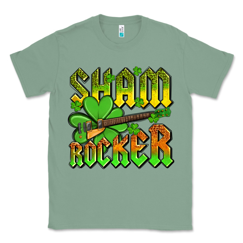 St. Patrick’s Day Sham Rocker With Guitar Classic Tee by OliviaCreatesArt | Teevron
