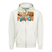 Hello Pumpkin Zipper Hoodie | Teevron
