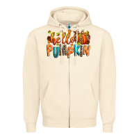 Sandshell Hello pumpkin Zipper Hoodie - RanaPortraitStore