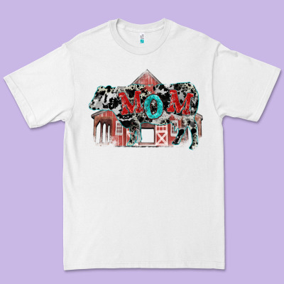 Mom Cow Mother's Day Premium Tee Designed By Fadigitalartstudio