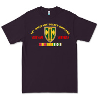 Plum 18th military police brigade vietnam veteran veterans day Premium Tee - linhVisuals