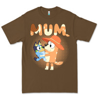 Cacao Bluey Mum Premium Tee - linhVisuals