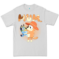 Dove Grey Bluey Mum Premium Tee - linhVisuals