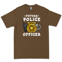 Cacao kids future police officer policeman Premium Tee - linhVisuals