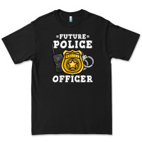 Black kids future police officer policeman Premium Tee - linhVisuals
