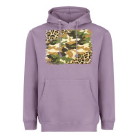 Lavender leopard camo pattern background Heavyweight Hoodie - Jasminsmagicworld