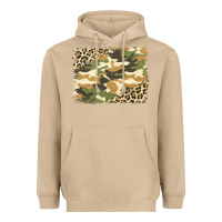 Mushroom leopard camo pattern background Heavyweight Hoodie - Jasminsmagicworld