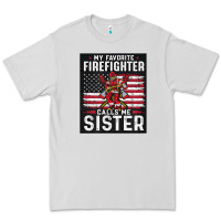 Dove Grey my favorite firefighter calls me sister. Premium Tee - linhVisuals