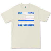 Bone blue lives matter for police officer Premium Tee - linhVisuals